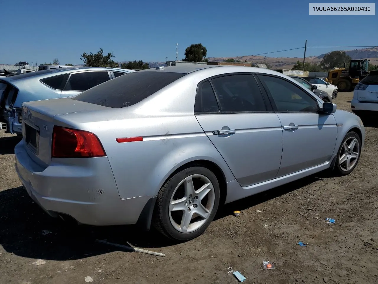 2005 Acura Tl VIN: 19UUA66265A020430 Lot: 65294674