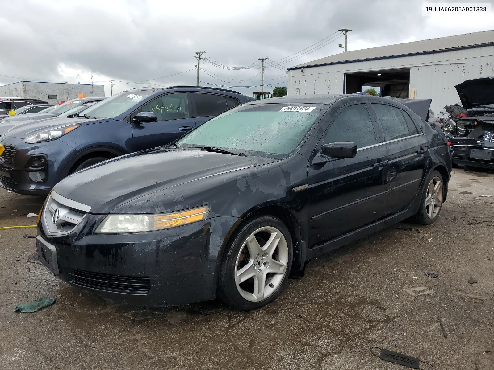 2005 Acura Tl VIN: 19UUA66205A001338 Lot: 66914684