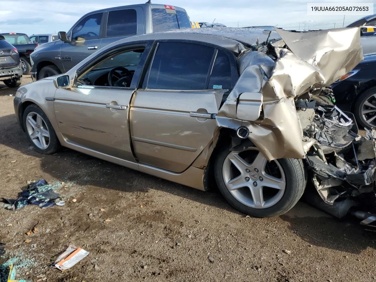 2005 Acura Tl VIN: 19UUA66205A072653 Lot: 68618454