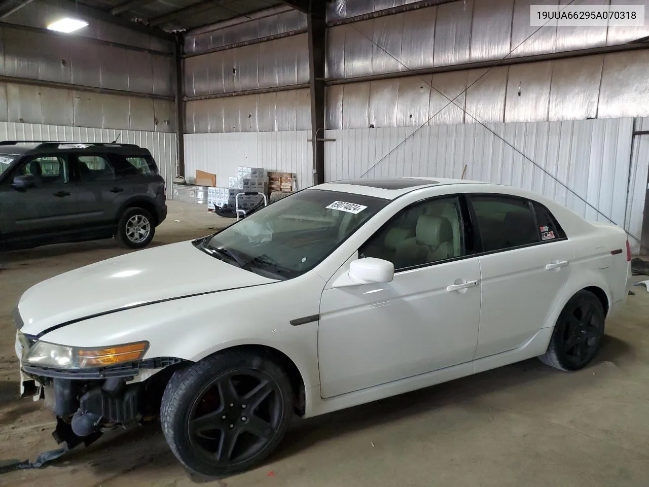 2005 Acura Tl VIN: 19UUA66295A070318 Lot: 69074024