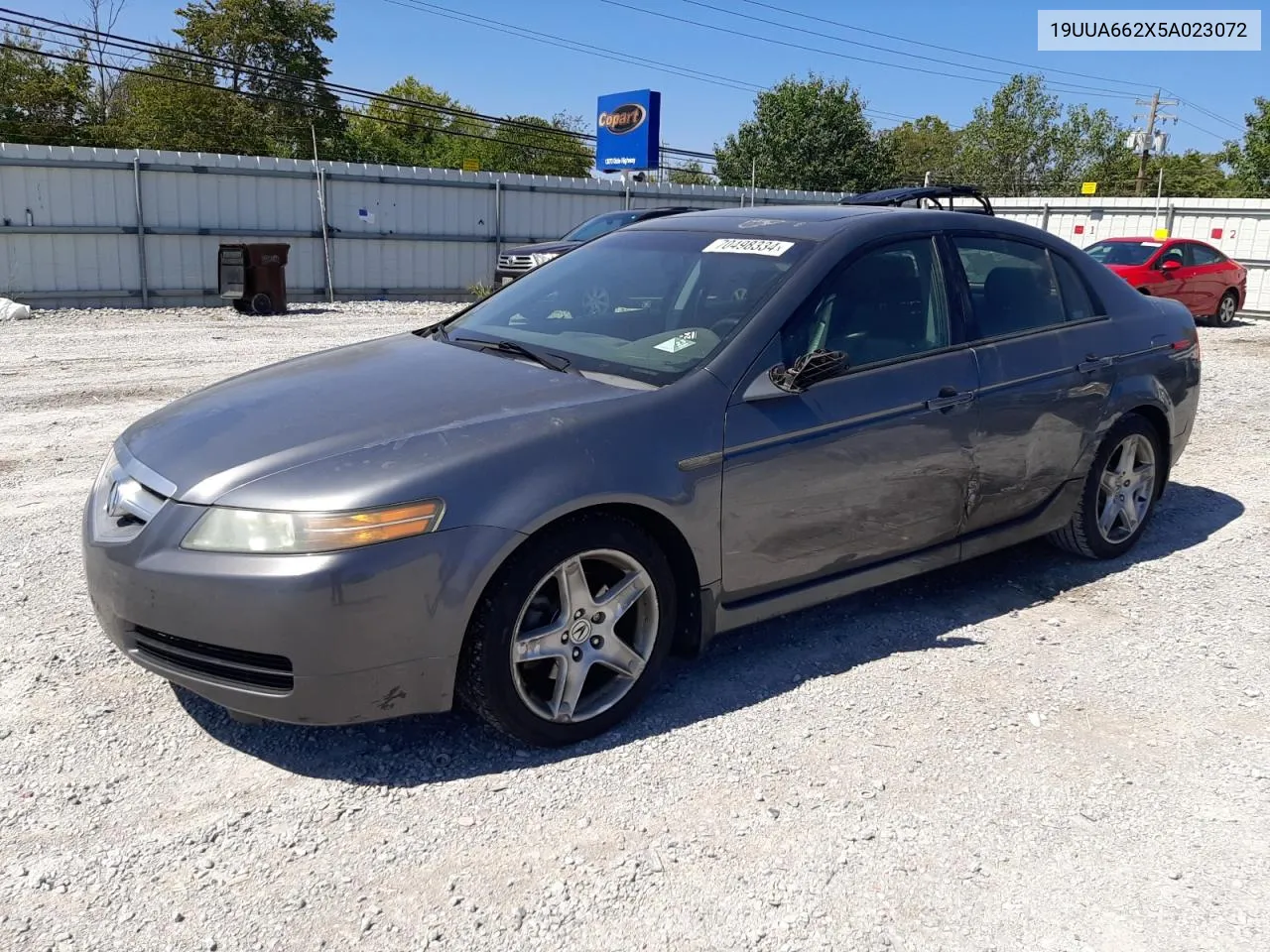 2005 Acura Tl VIN: 19UUA662X5A023072 Lot: 70498334