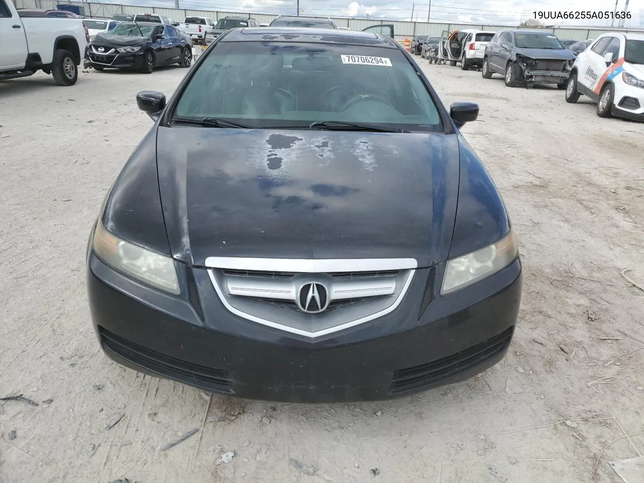 2005 Acura Tl VIN: 19UUA66255A051636 Lot: 70706294