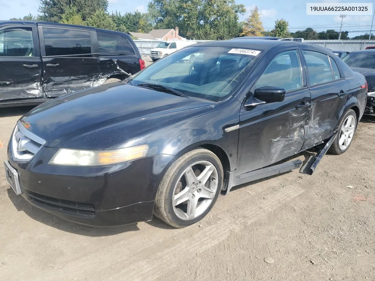 2005 Acura Tl VIN: 19UUA66225A001325 Lot: 71166374