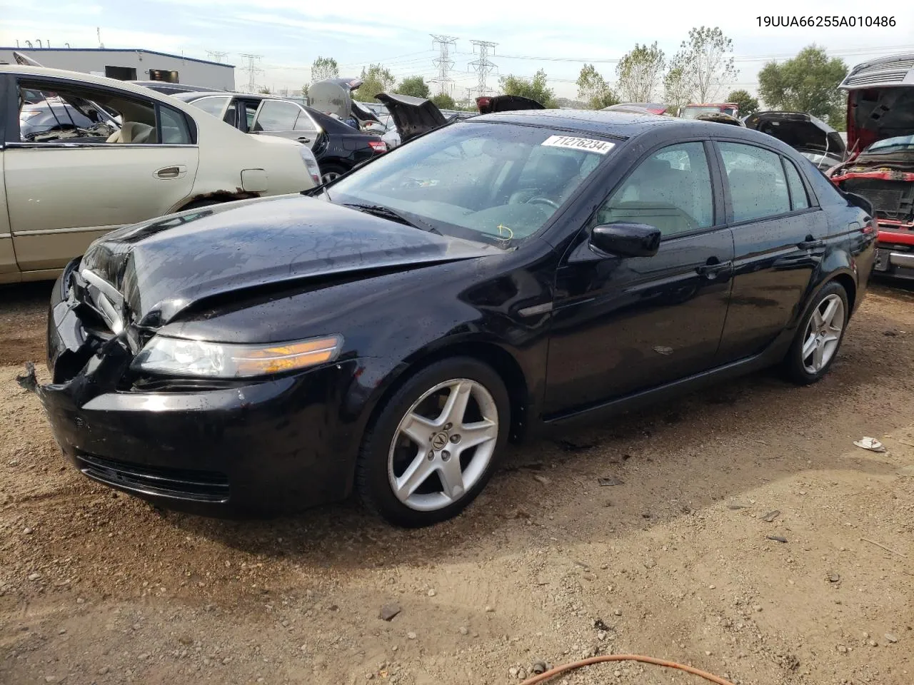 2005 Acura Tl VIN: 19UUA66255A010486 Lot: 71276234