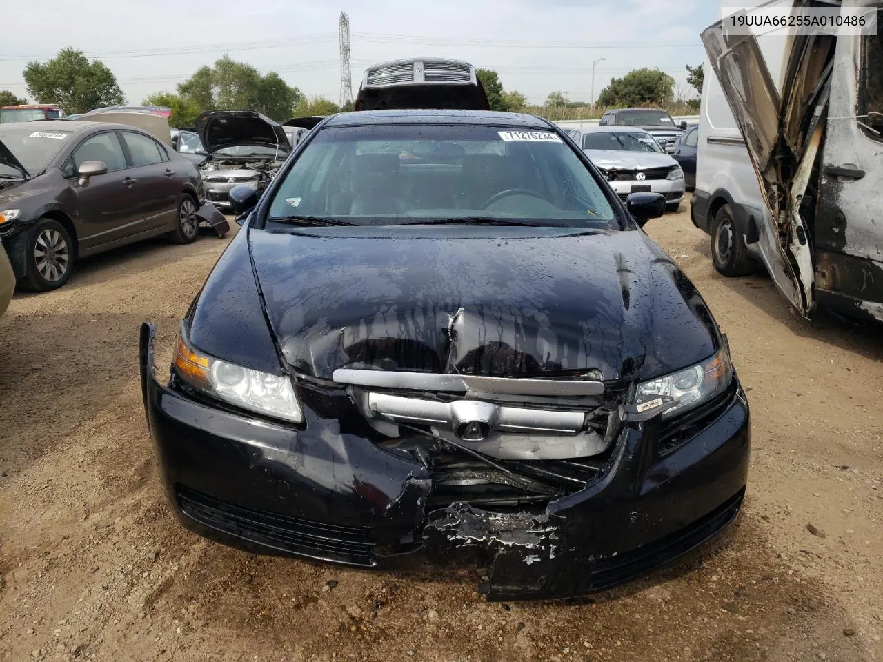 2005 Acura Tl VIN: 19UUA66255A010486 Lot: 71276234