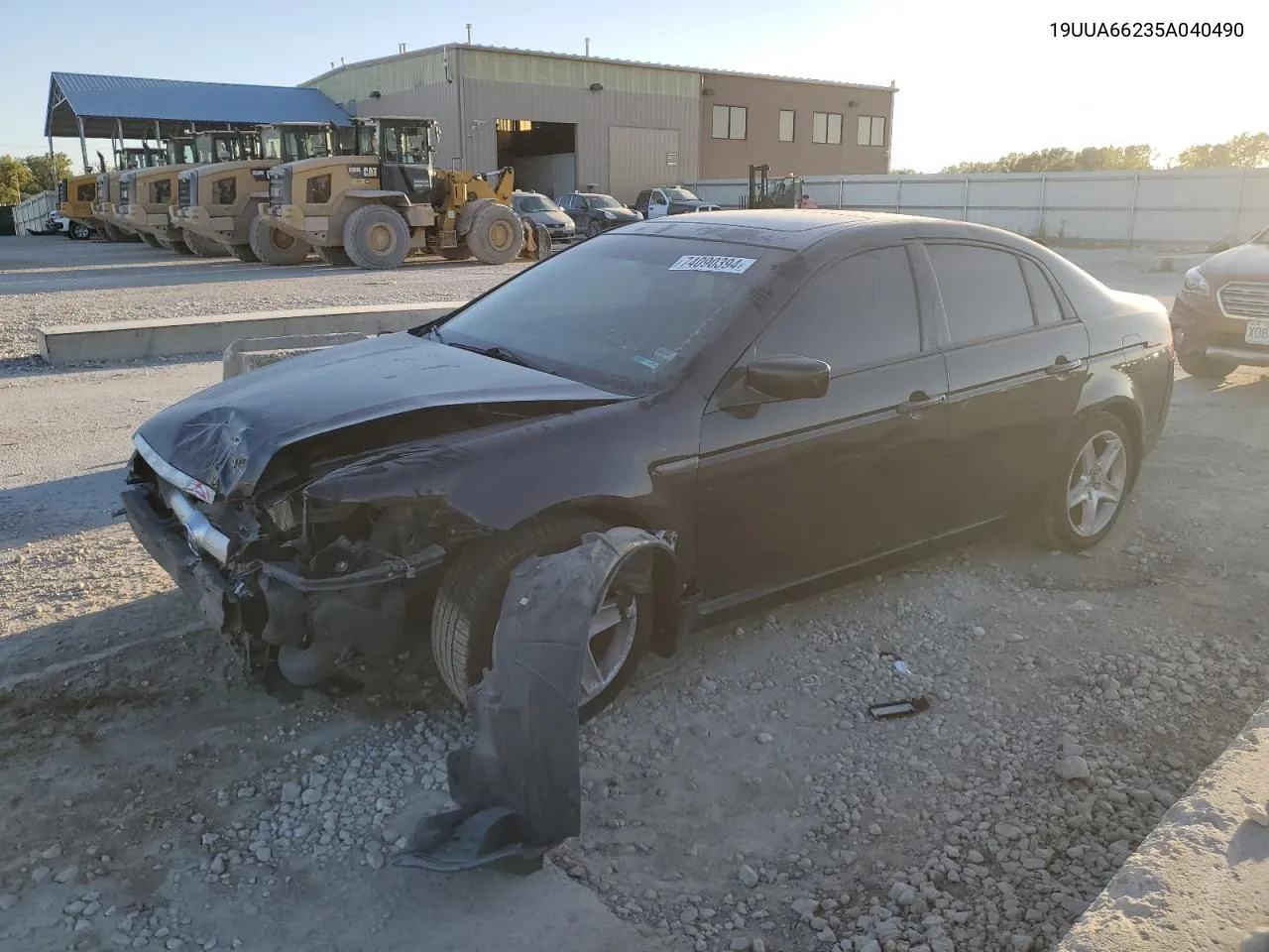 2005 Acura Tl VIN: 19UUA66235A040490 Lot: 74090394