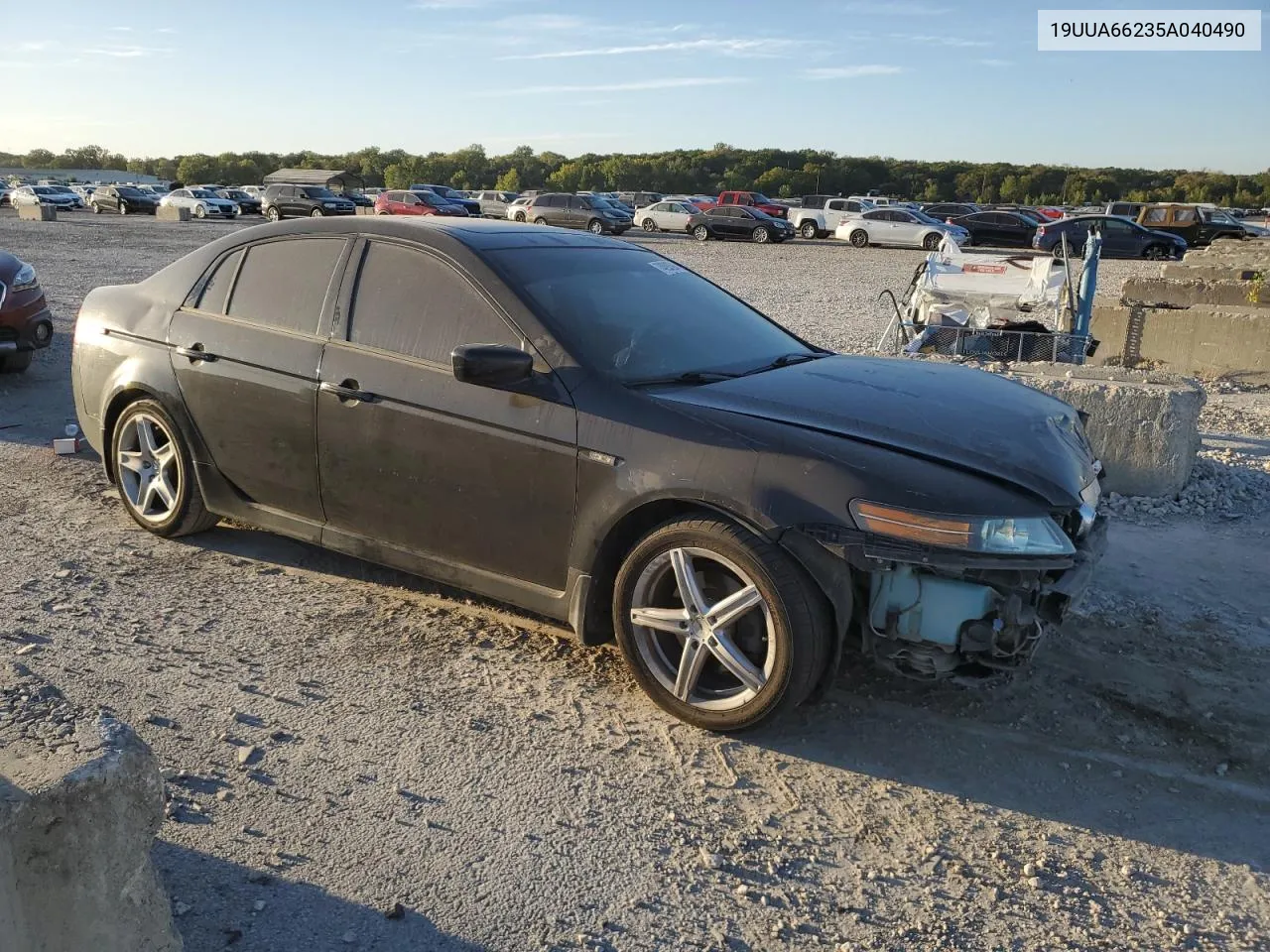 2005 Acura Tl VIN: 19UUA66235A040490 Lot: 74090394