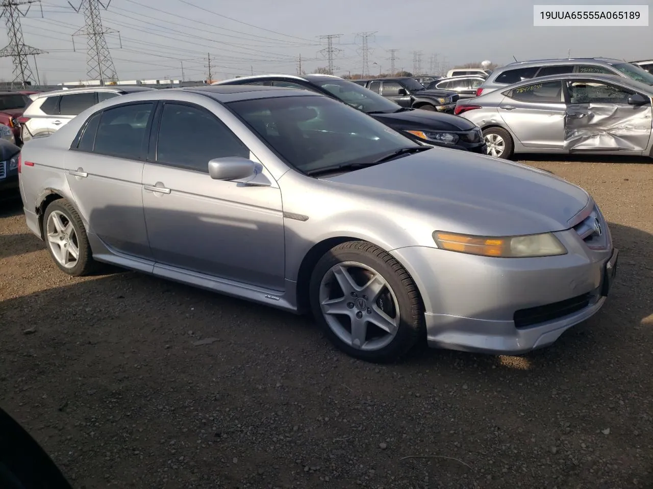 2005 Acura Tl VIN: 19UUA65555A065189 Lot: 76655334