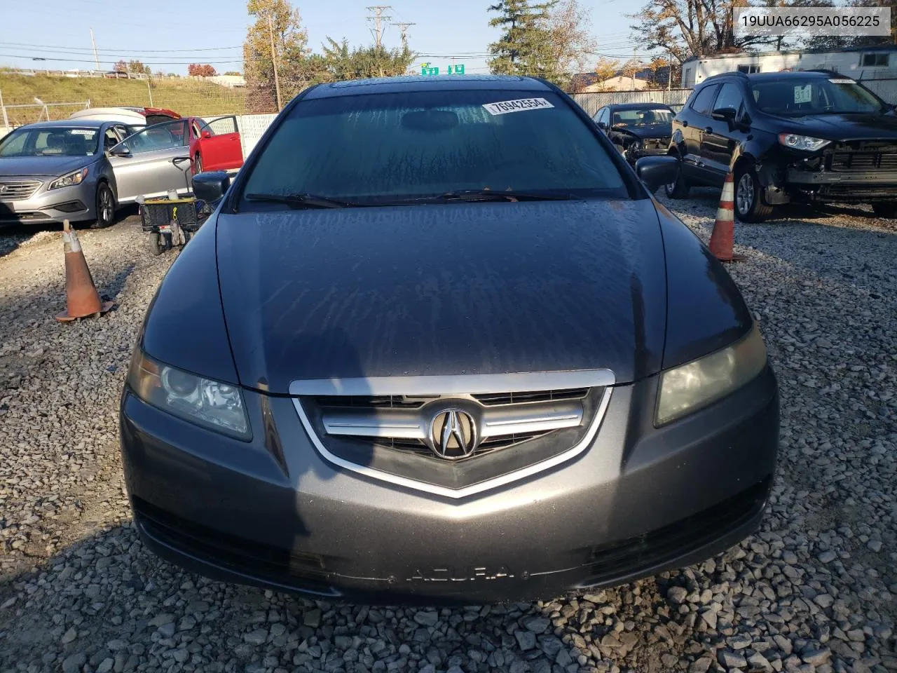 2005 Acura Tl VIN: 19UUA66295A056225 Lot: 76942554