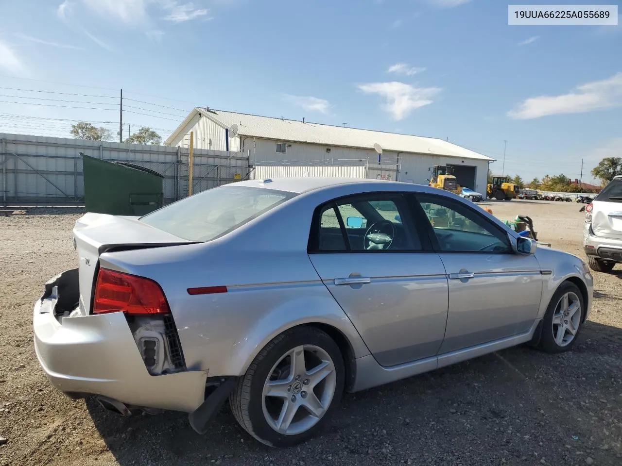 2005 Acura Tl VIN: 19UUA66225A055689 Lot: 77385894