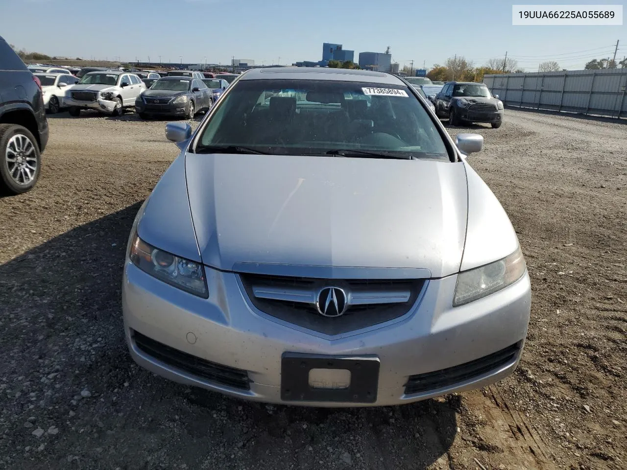 2005 Acura Tl VIN: 19UUA66225A055689 Lot: 77385894