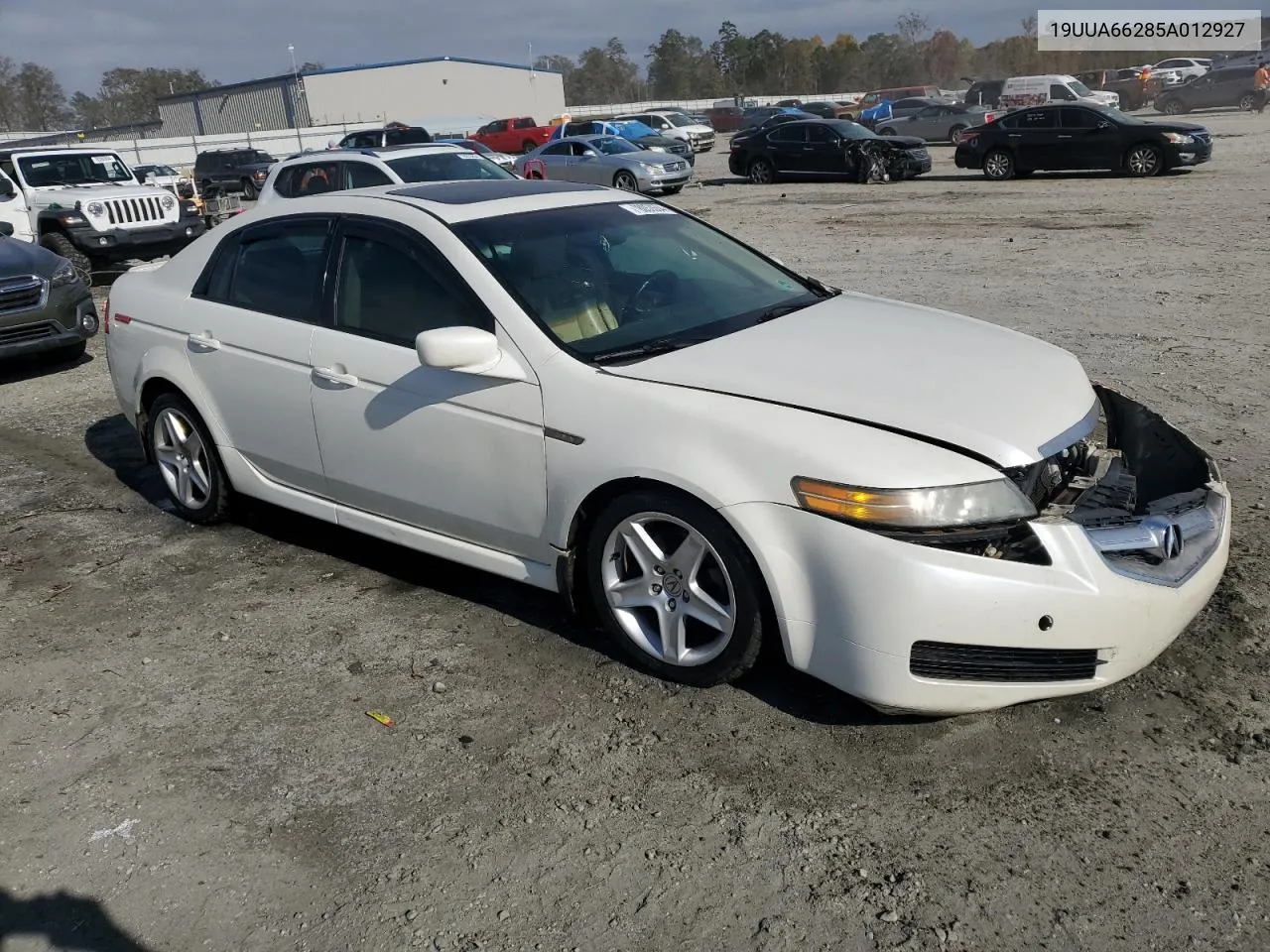 2005 Acura Tl VIN: 19UUA66285A012927 Lot: 78050584