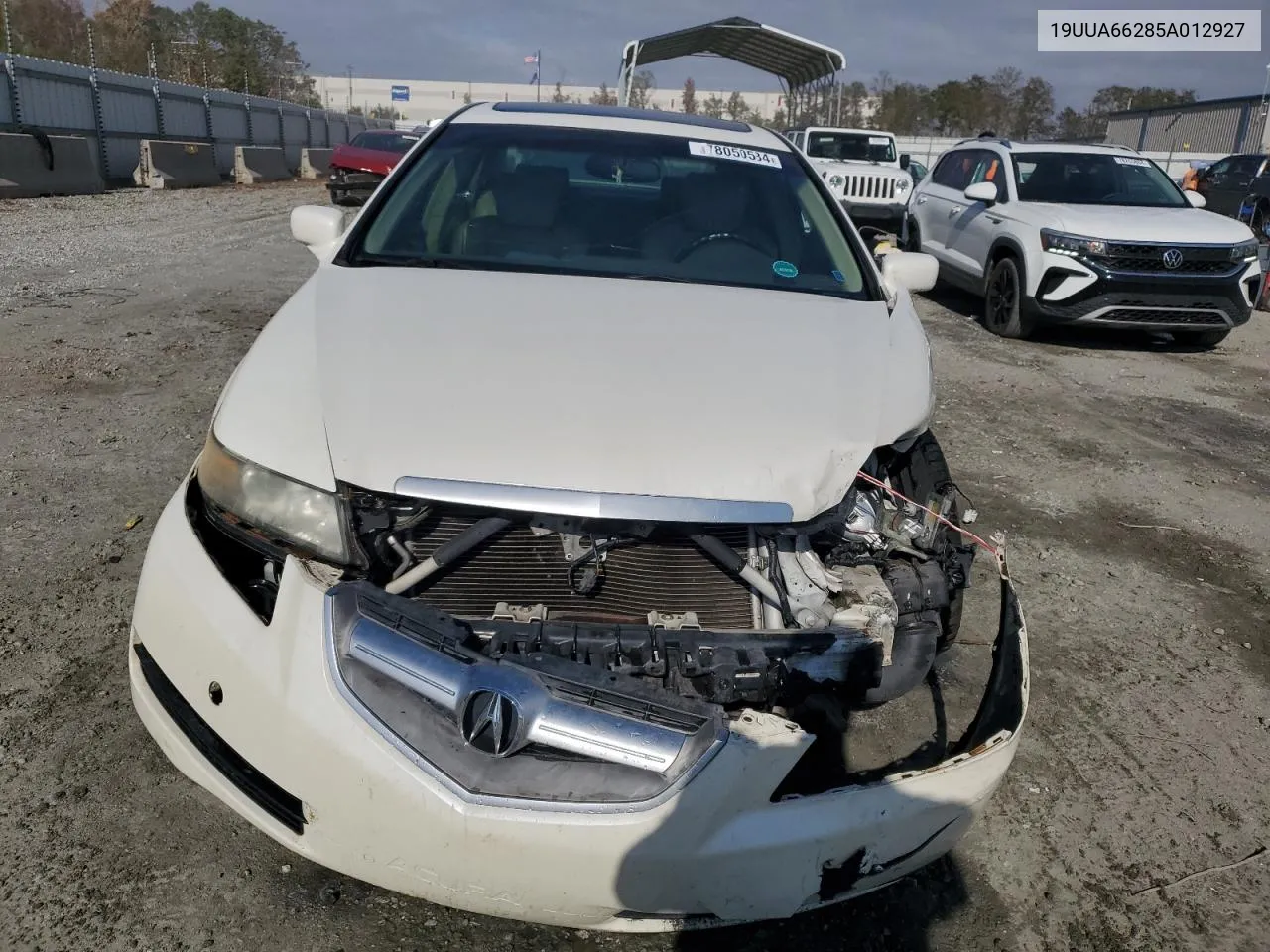 2005 Acura Tl VIN: 19UUA66285A012927 Lot: 78050584