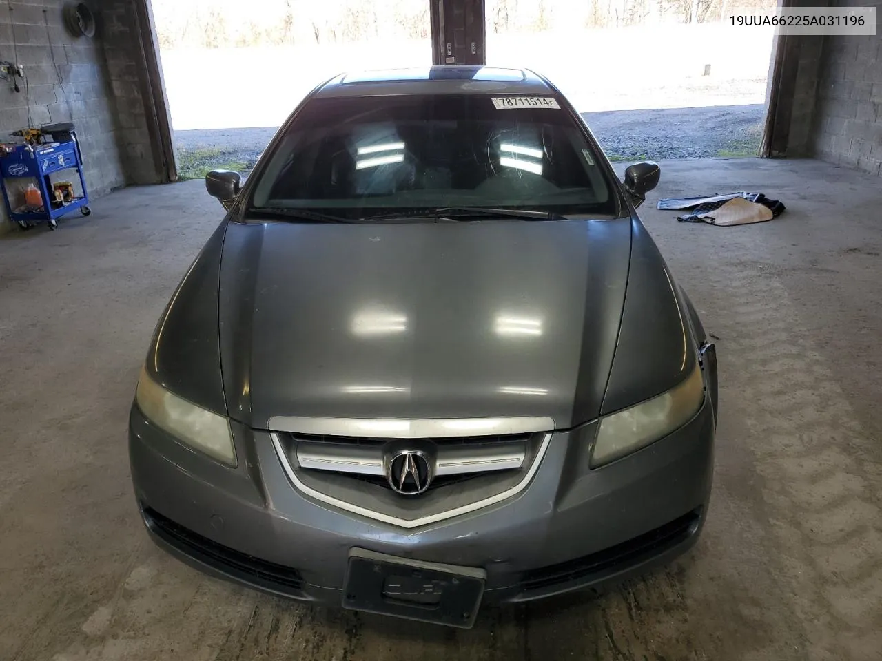 2005 Acura Tl VIN: 19UUA66225A031196 Lot: 78711514