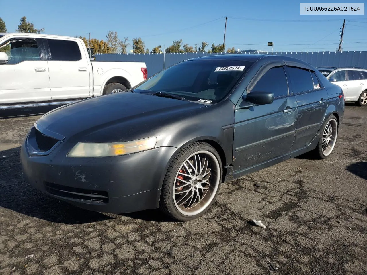 2005 Acura Tl VIN: 19UUA66225A021624 Lot: 78822674