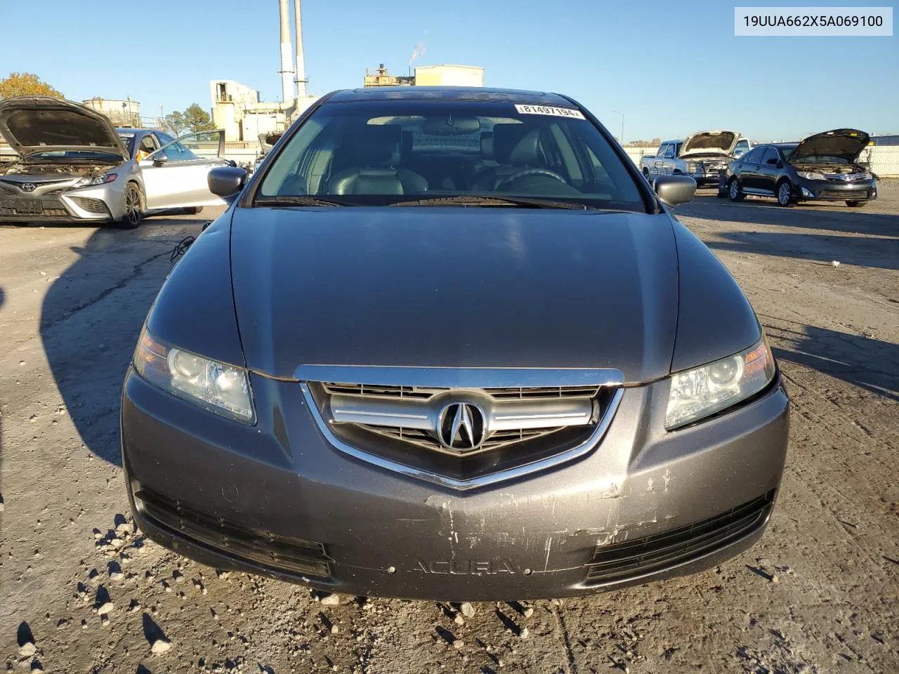 2005 Acura Tl VIN: 19UUA662X5A069100 Lot: 81497194