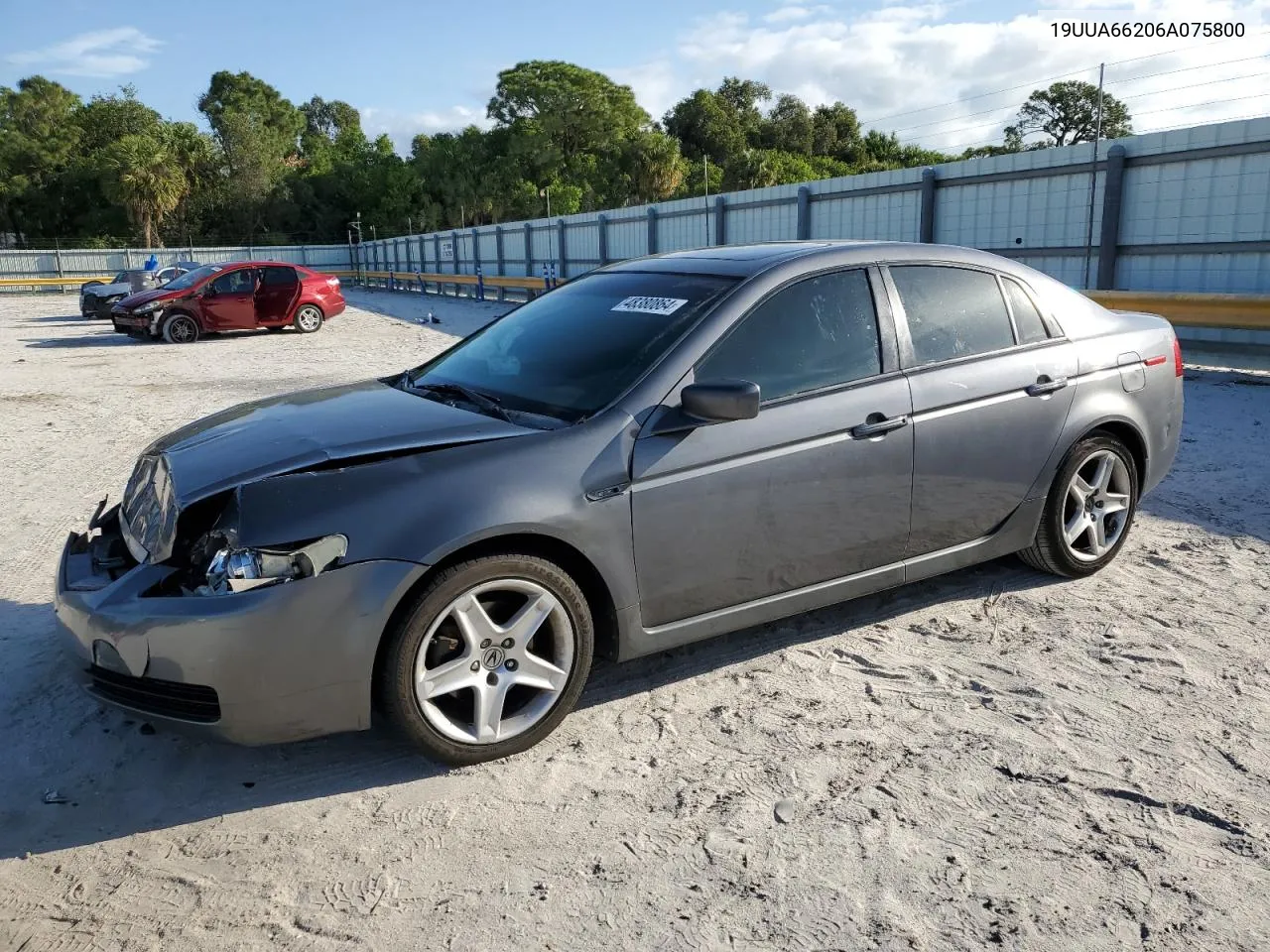 2006 Acura 3.2Tl VIN: 19UUA66206A075800 Lot: 48380864