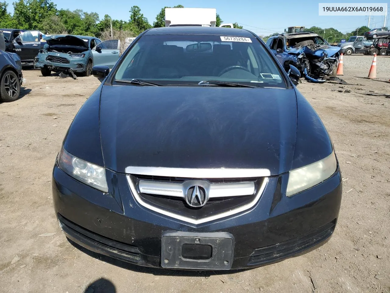 2006 Acura 3.2Tl VIN: 19UUA662X6A019668 Lot: 56735284