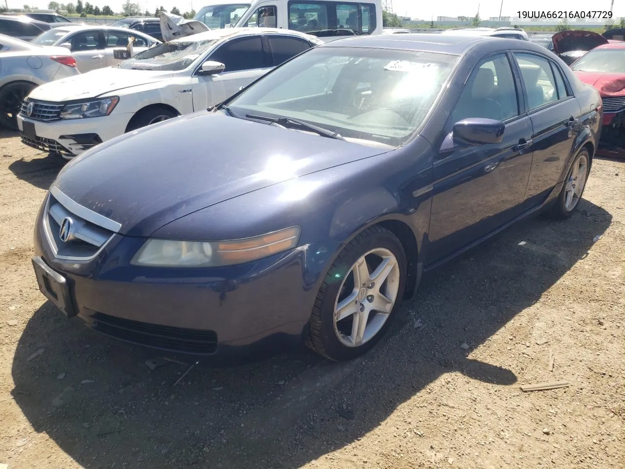 2006 Acura 3.2Tl VIN: 19UUA66216A047729 Lot: 58239094