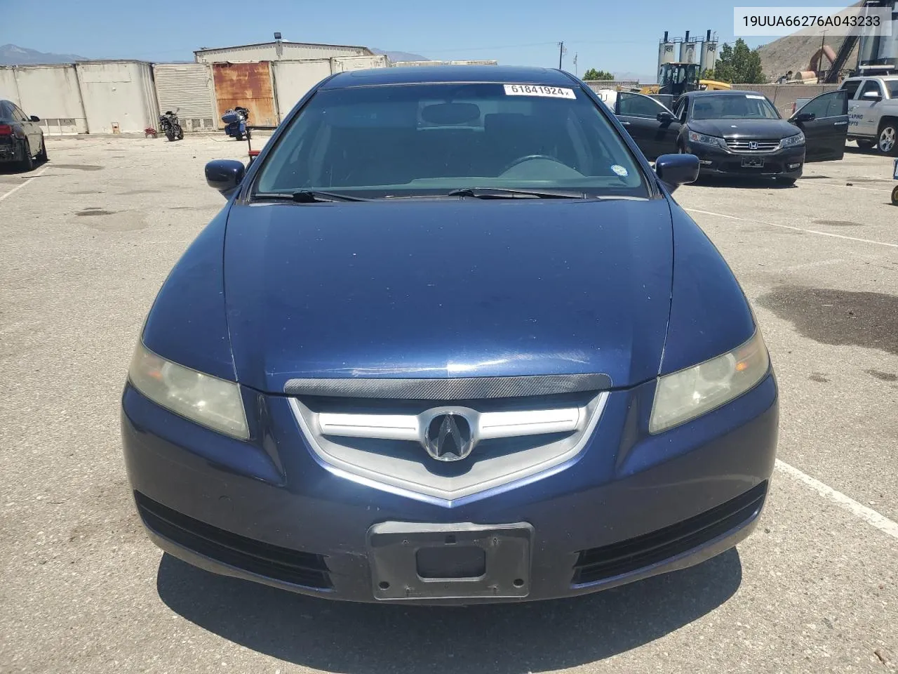 2006 Acura 3.2Tl VIN: 19UUA66276A043233 Lot: 61841924