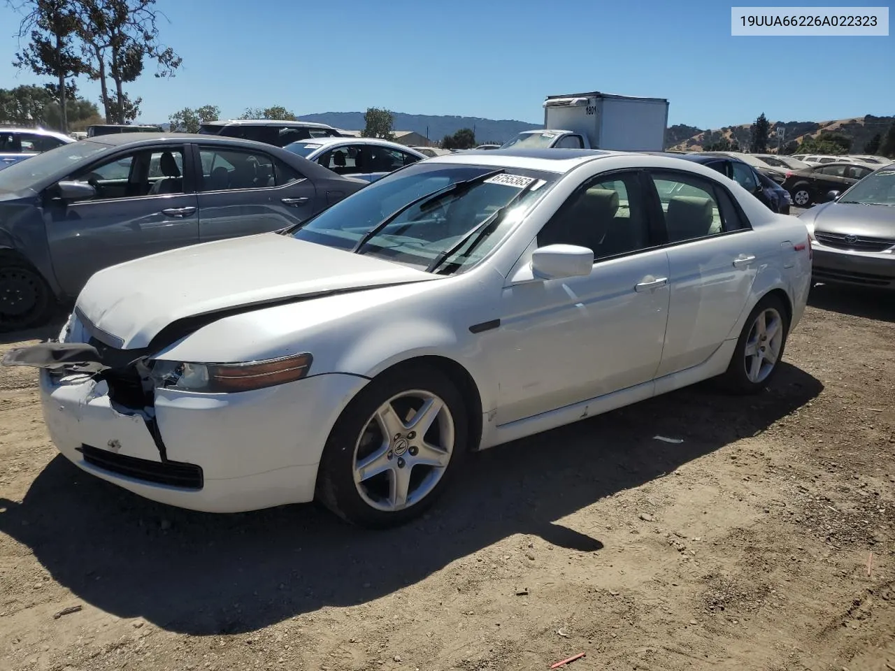 2006 Acura 3.2Tl VIN: 19UUA66226A022323 Lot: 67553634