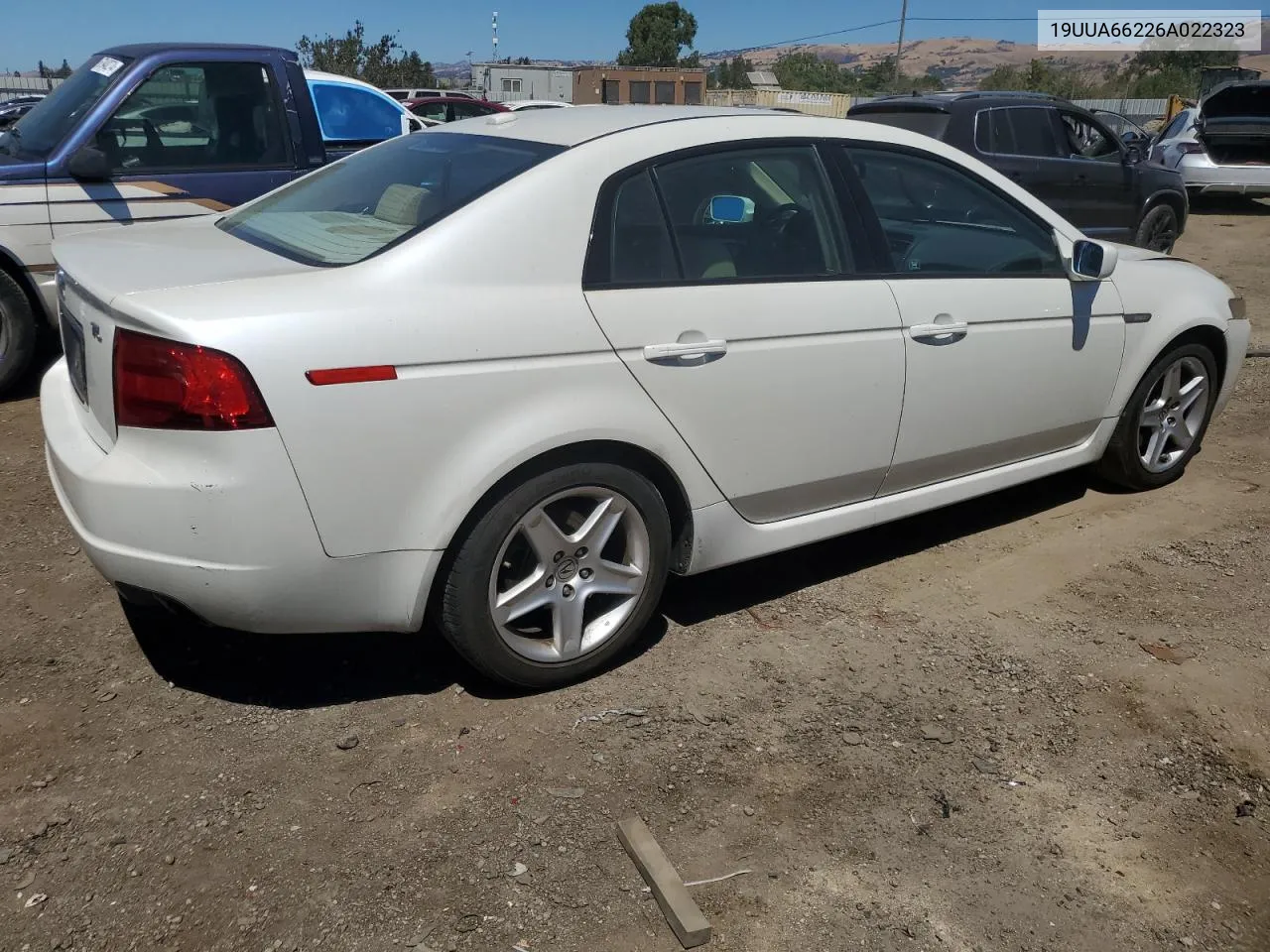 2006 Acura 3.2Tl VIN: 19UUA66226A022323 Lot: 67553634