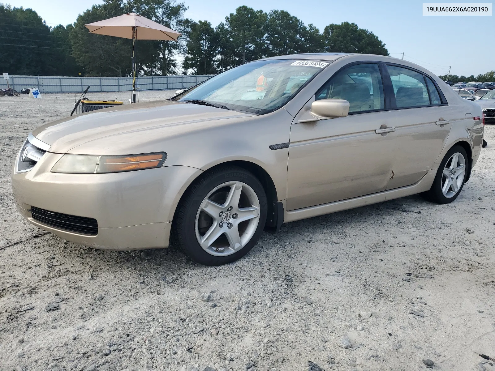 19UUA662X6A020190 2006 Acura 3.2Tl