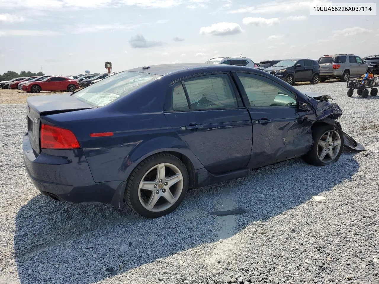 2006 Acura 3.2Tl VIN: 19UUA66226A037114 Lot: 68583164