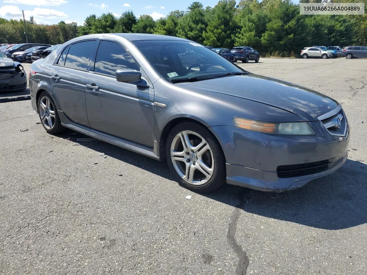 2006 Acura 3.2Tl VIN: 19UUA66266A004889 Lot: 69294704