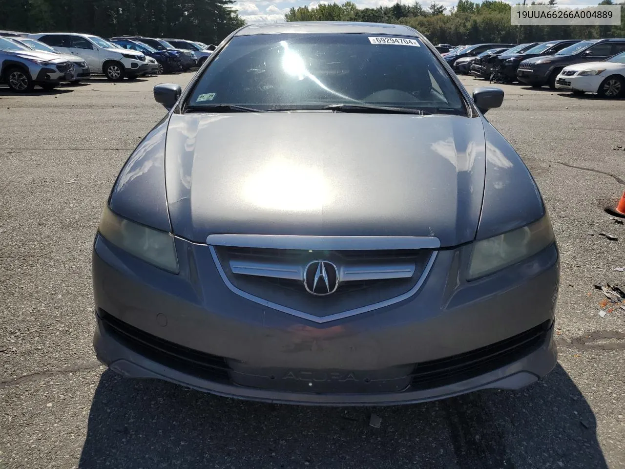 2006 Acura 3.2Tl VIN: 19UUA66266A004889 Lot: 69294704