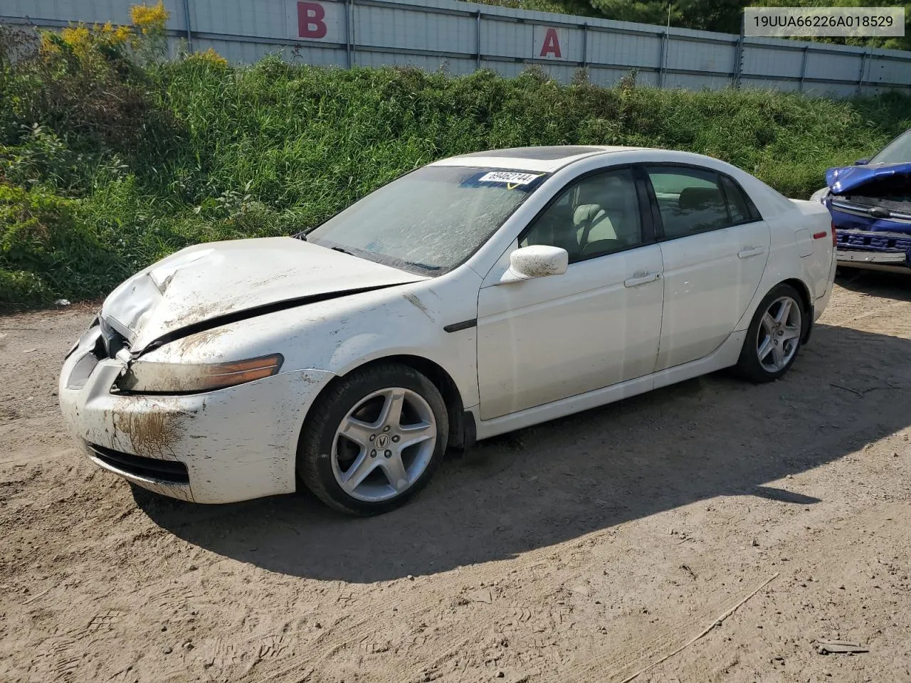 2006 Acura 3.2Tl VIN: 19UUA66226A018529 Lot: 69462744