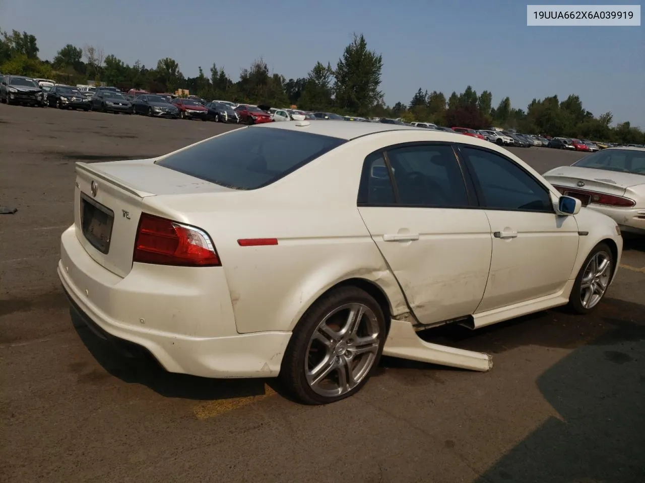 2006 Acura 3.2Tl VIN: 19UUA662X6A039919 Lot: 69803924