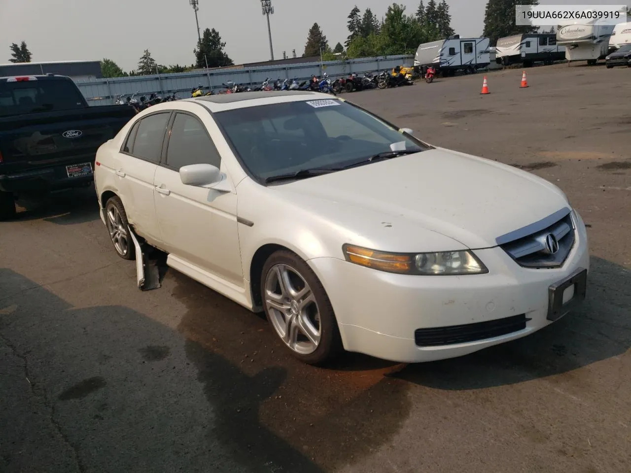 2006 Acura 3.2Tl VIN: 19UUA662X6A039919 Lot: 69803924