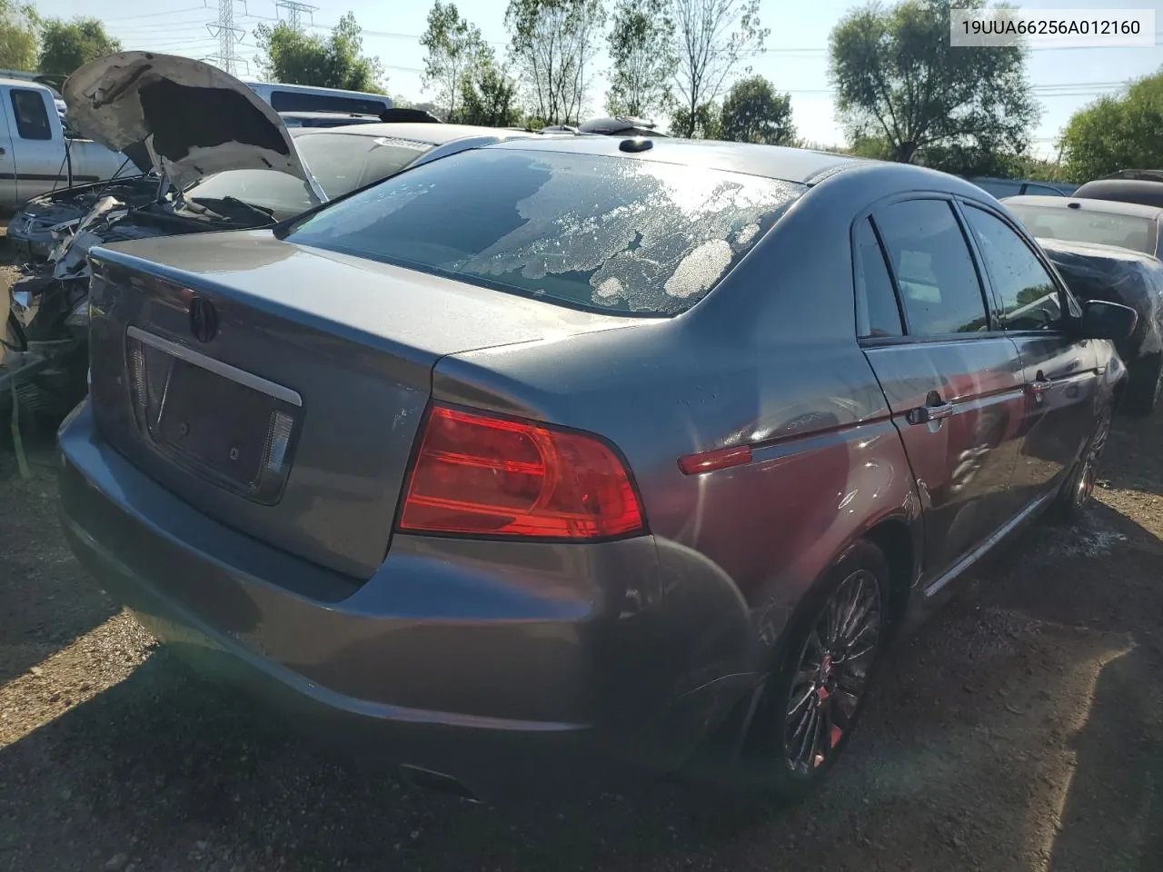 2006 Acura 3.2Tl VIN: 19UUA66256A012160 Lot: 69940894