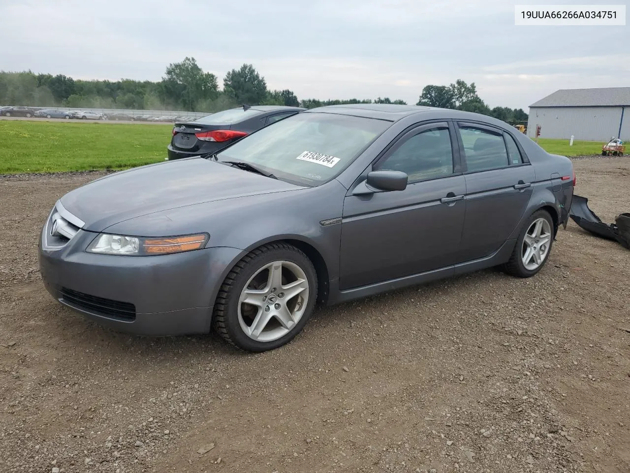 2006 Acura 3.2Tl VIN: 19UUA66266A034751 Lot: 69977044