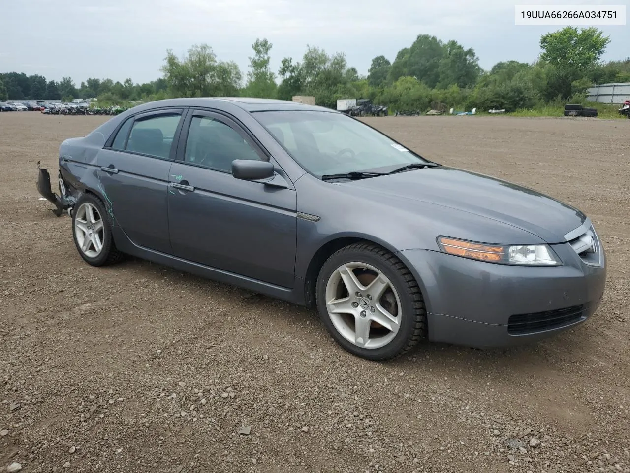 2006 Acura 3.2Tl VIN: 19UUA66266A034751 Lot: 69977044