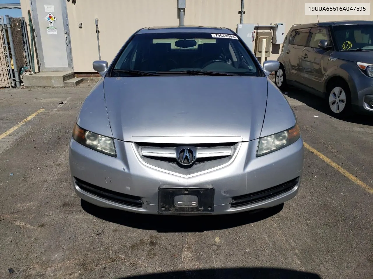 2006 Acura 3.2Tl VIN: 19UUA65516A047595 Lot: 70084804