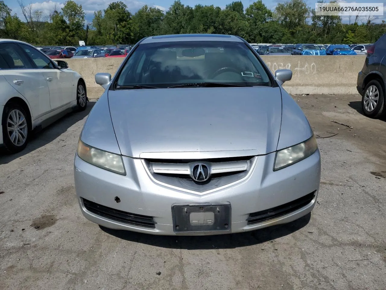 2006 Acura 3.2Tl VIN: 19UUA66276A035505 Lot: 70694774