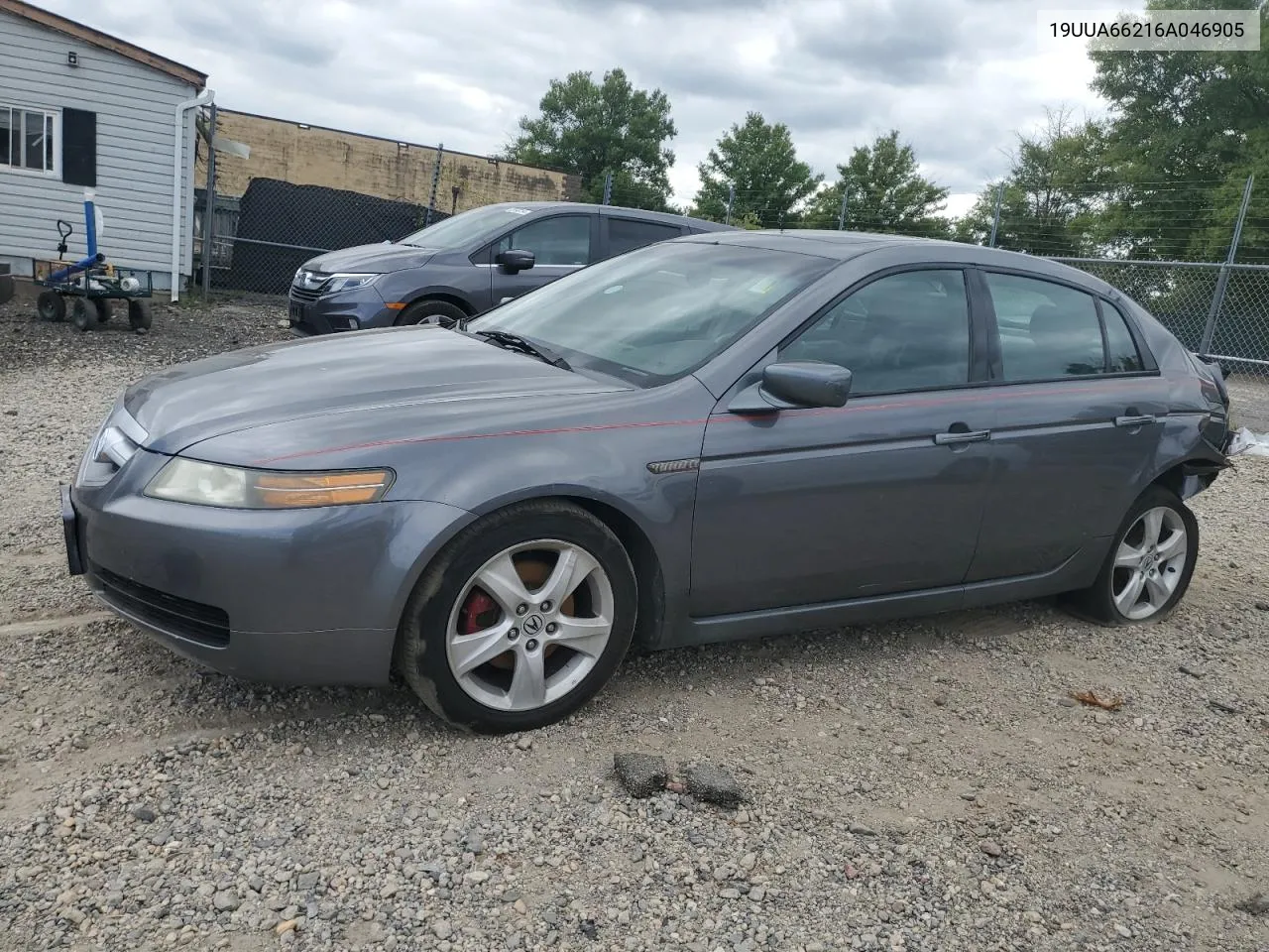 2006 Acura 3.2Tl VIN: 19UUA66216A046905 Lot: 70751884