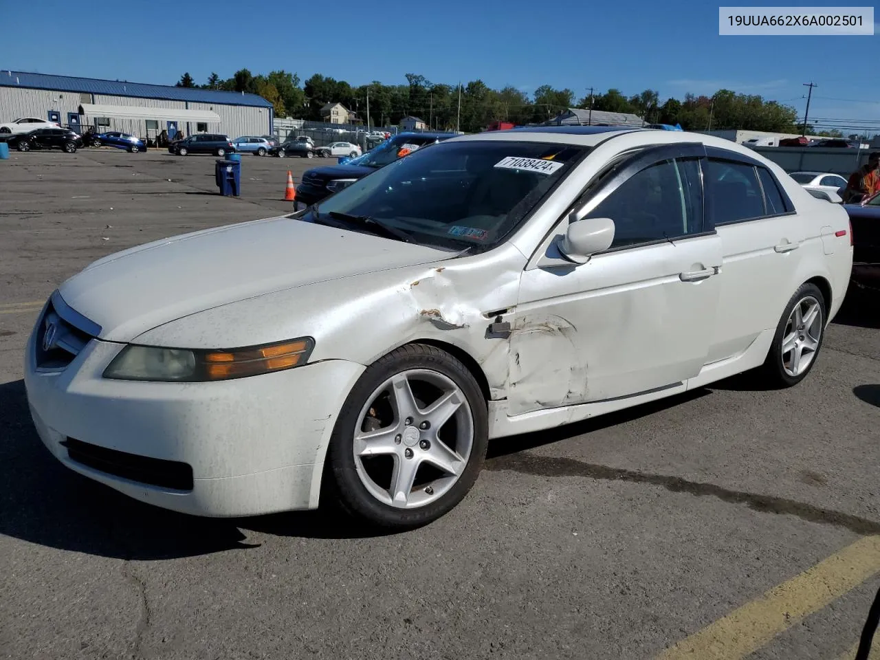 2006 Acura 3.2Tl VIN: 19UUA662X6A002501 Lot: 71038424