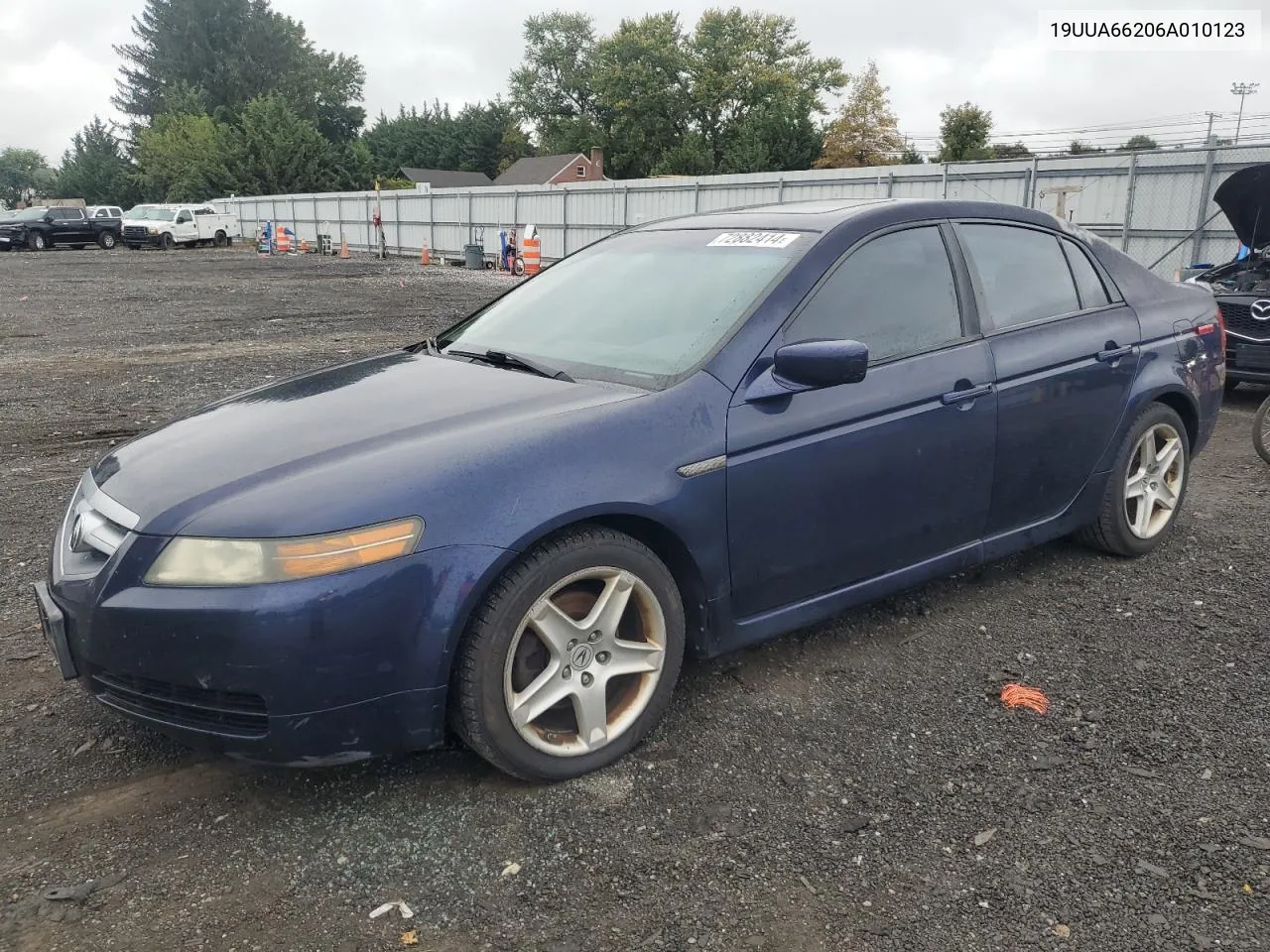 2006 Acura 3.2Tl VIN: 19UUA66206A010123 Lot: 72882414