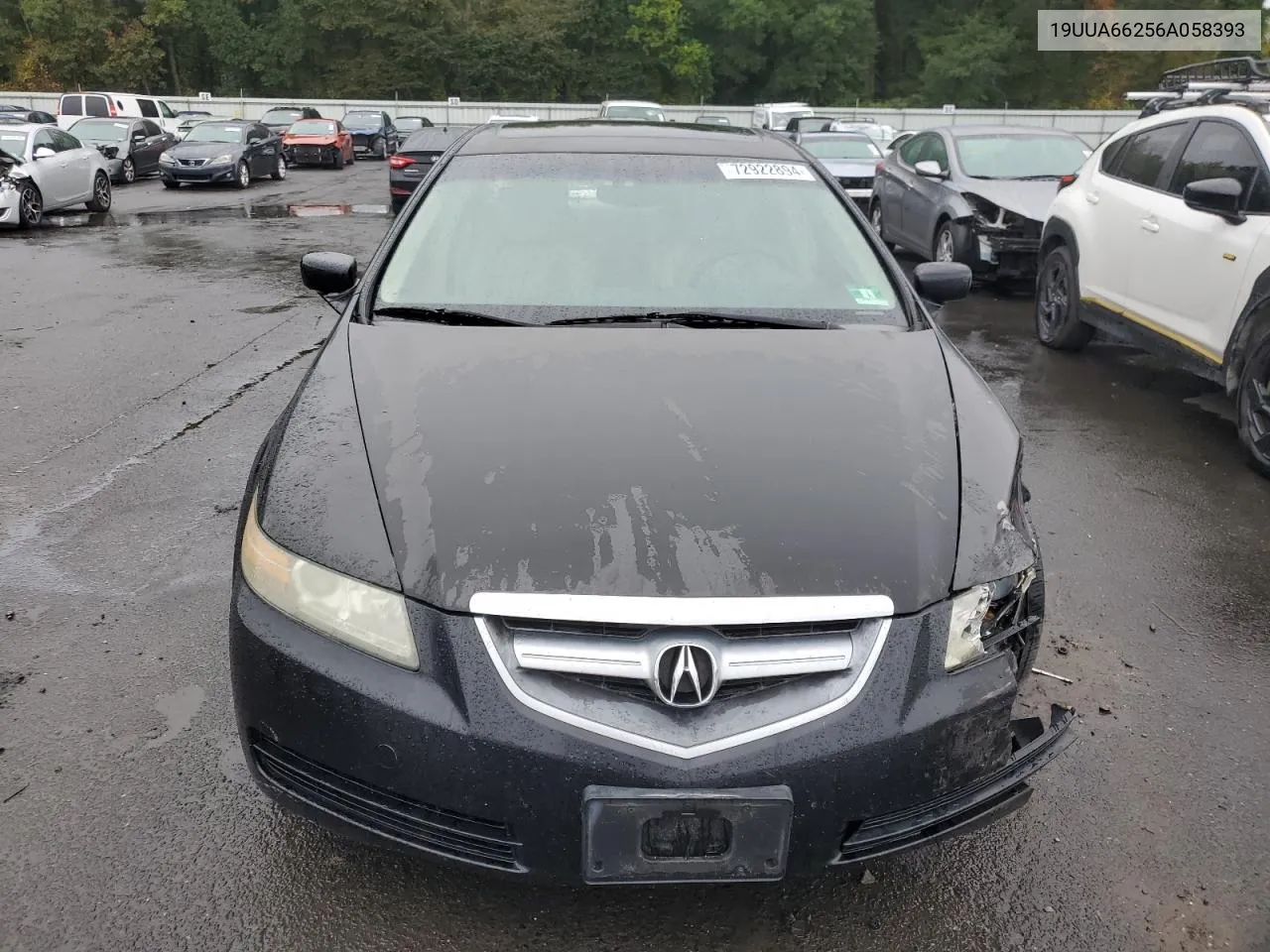 2006 Acura 3.2Tl VIN: 19UUA66256A058393 Lot: 72922894