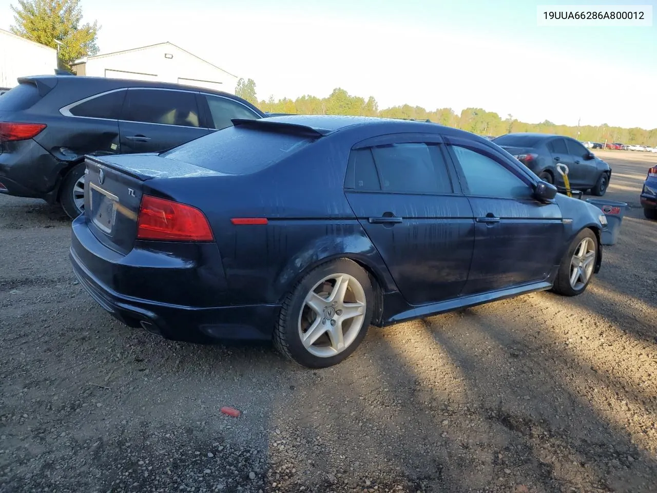 2006 Acura 3.2Tl VIN: 19UUA66286A800012 Lot: 72958274