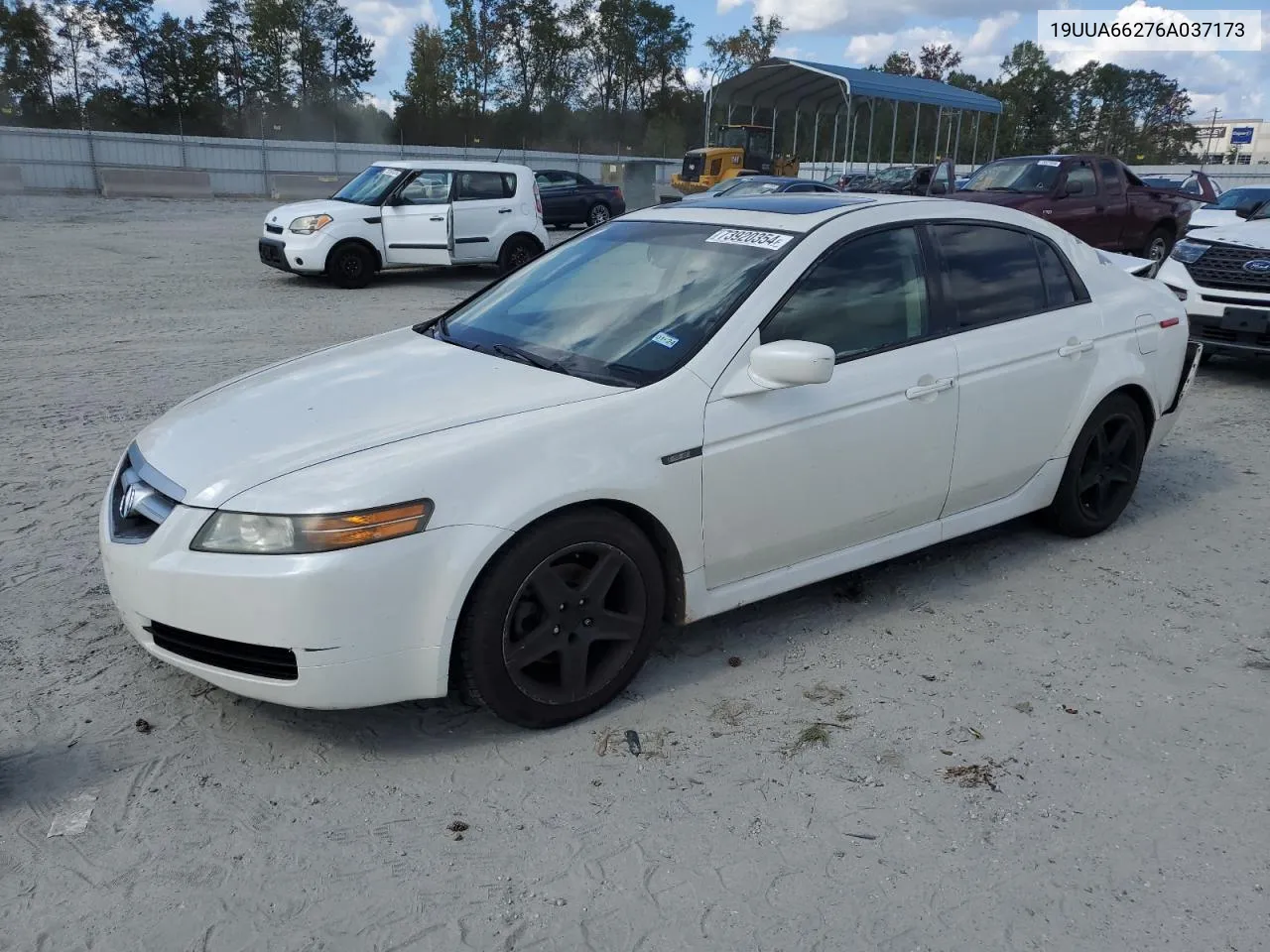 2006 Acura 3.2Tl VIN: 19UUA66276A037173 Lot: 73920354