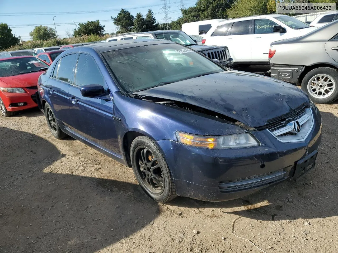 2006 Acura 3.2Tl VIN: 19UUA66246A006432 Lot: 73931484