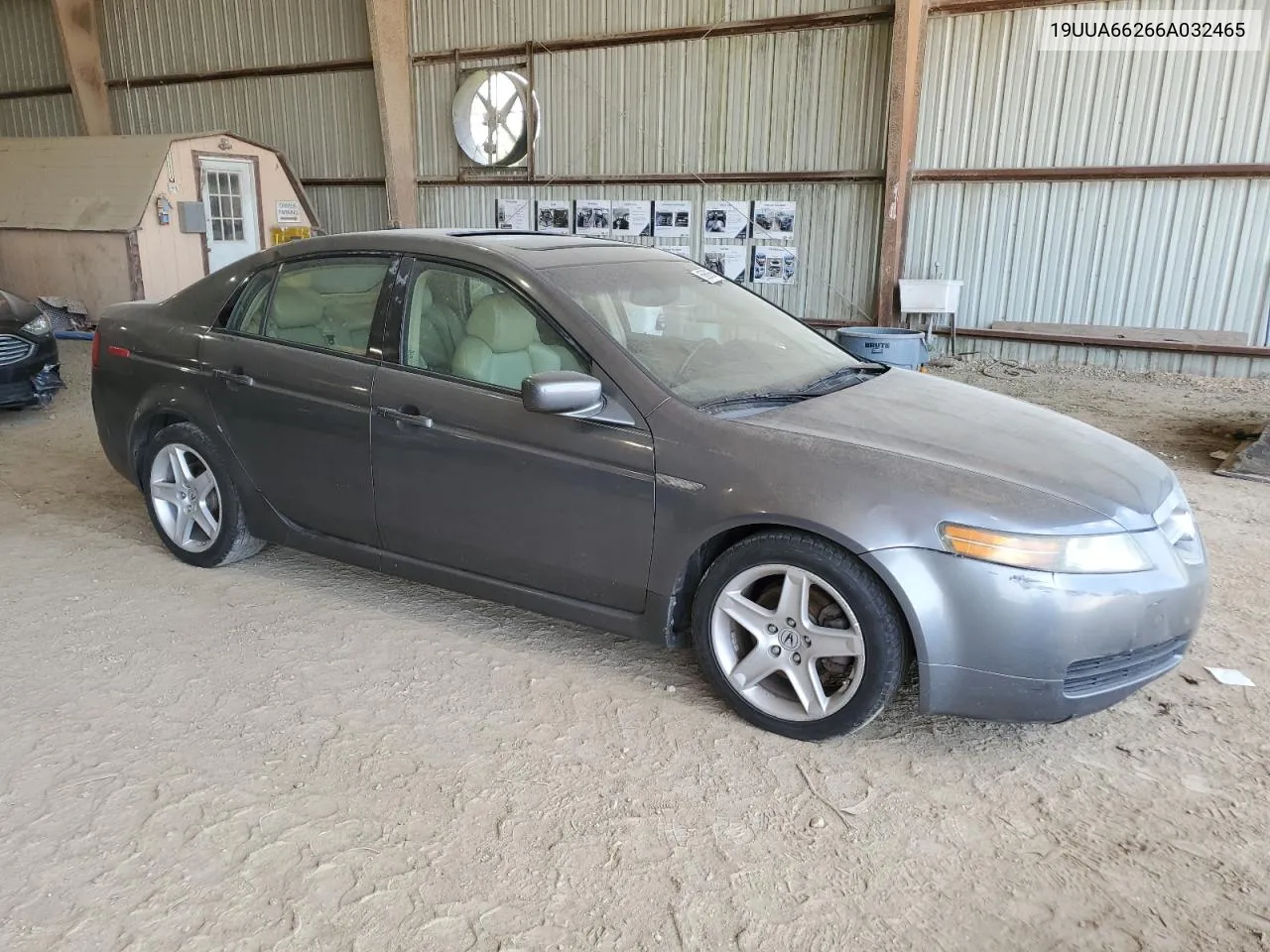 2006 Acura 3.2Tl VIN: 19UUA66266A032465 Lot: 74312424