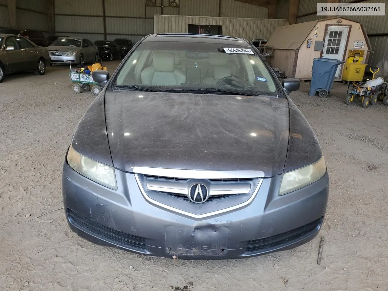 2006 Acura 3.2Tl VIN: 19UUA66266A032465 Lot: 74312424