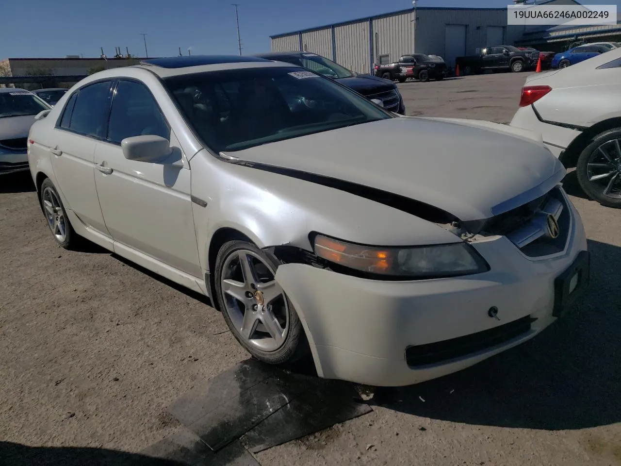 2006 Acura 3.2Tl VIN: 19UUA66246A002249 Lot: 74384214