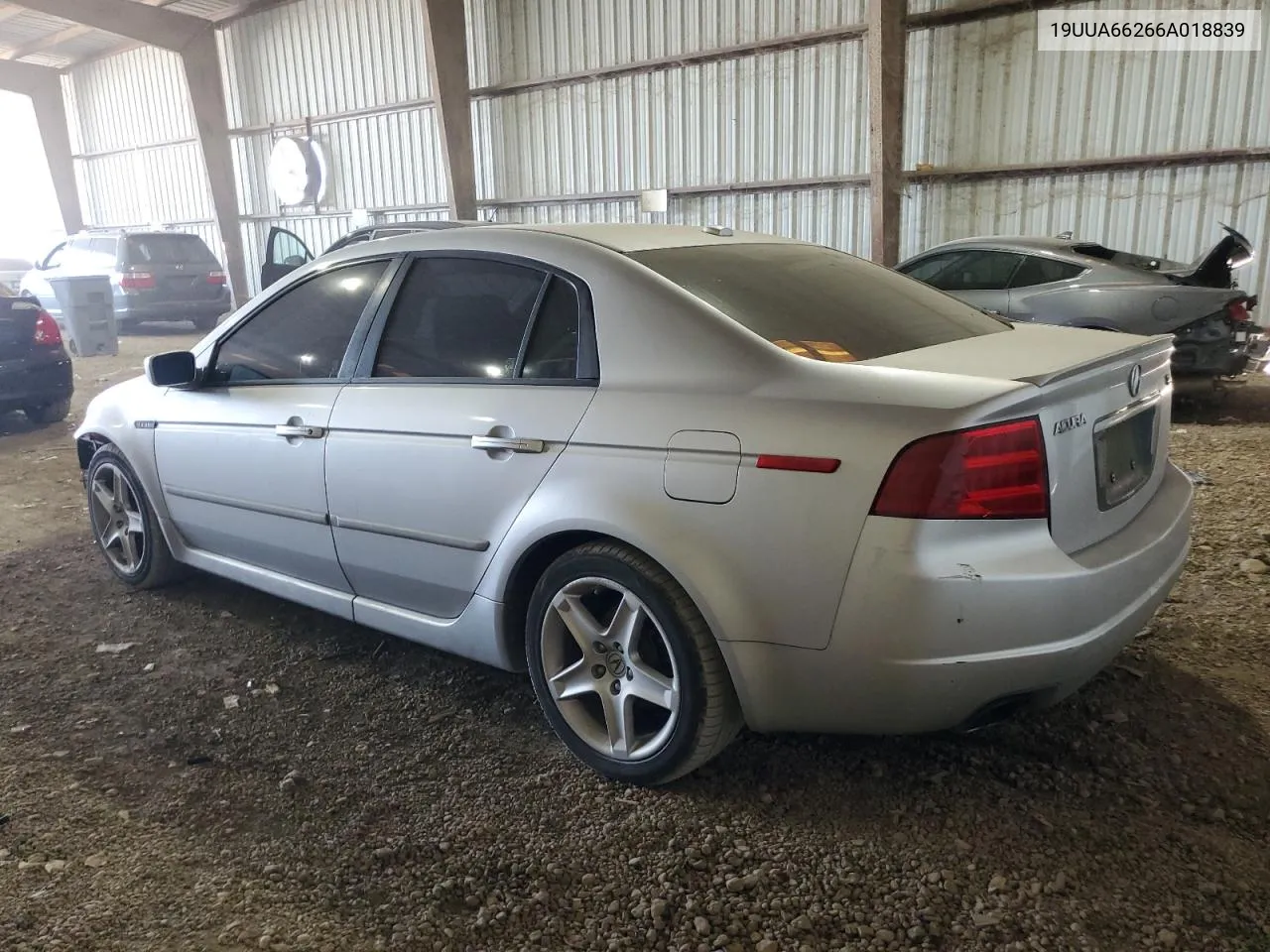 2006 Acura 3.2Tl VIN: 19UUA66266A018839 Lot: 75696604