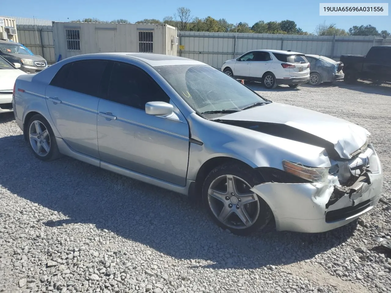 2006 Acura 3.2Tl VIN: 19UUA65696A031556 Lot: 75797154